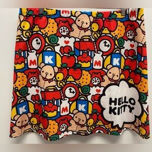 4 for $25 🍒 SHEIN  Hello Kitty Patterned Skirt - Red and Blue 3x